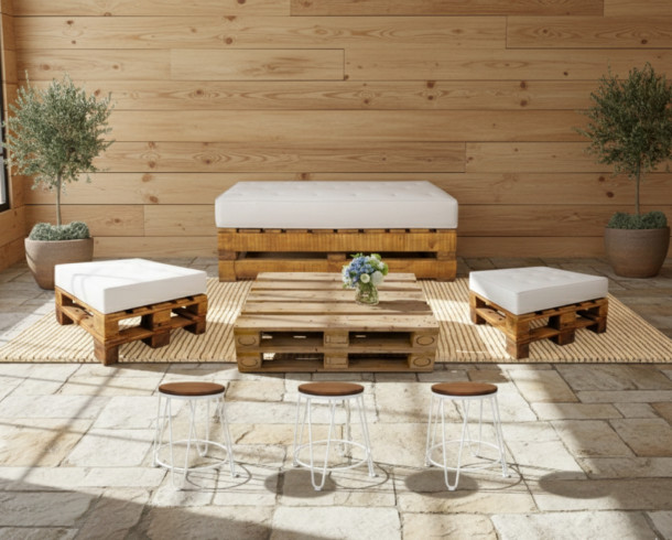 Lounge Pallets 4, 8 pax