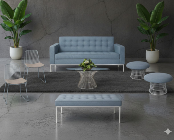 Lounge FK Azul Petroleo 2, 9px