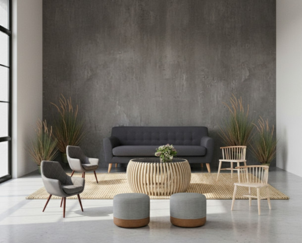 Lounge Gris Tela 1